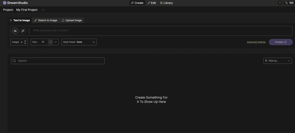 DreamStudio - 画像生成AI「Stable Diffusion」の開発元であるStability AI社が提供する公式のウェブサービス