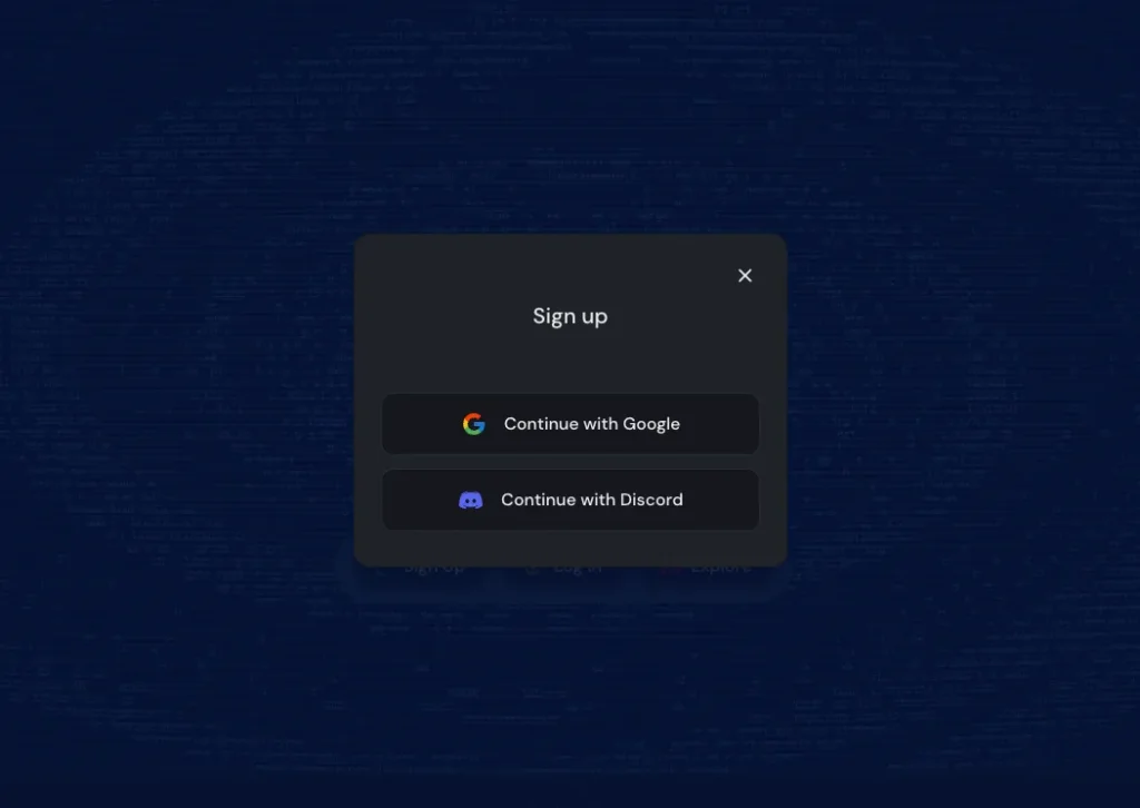 midjourneyでアカウントの連携を行う